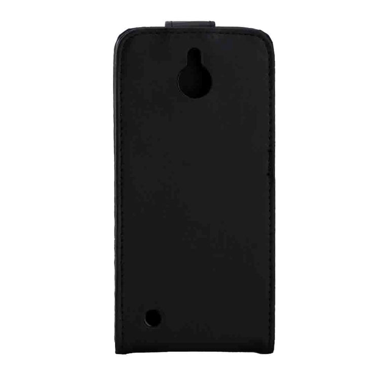 For Microsoft Lumia 850 Plain Texture Vertical Flip Leather Case Waist Bag with Magnetic Buckle(Black)