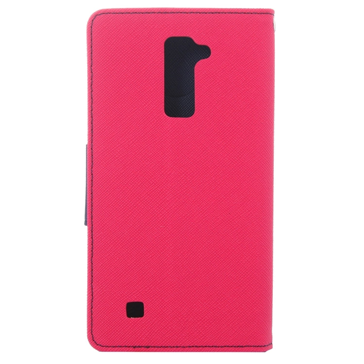 For LG K7 Cross Texture Horizontal Flip Leather Case with Magnetic Buckle & Holder & Card Slots & Wallet