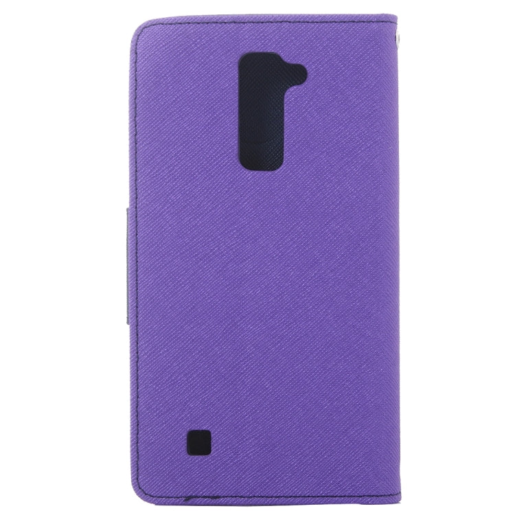 For LG K7 Cross Texture Horizontal Flip Leather Case with Magnetic Buckle & Holder & Card Slots & Wallet