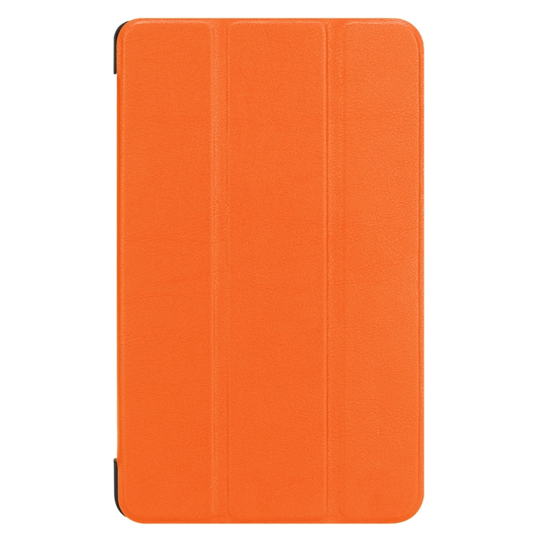 For Acer Iconia One 8 B1-860 Tablet Tri-Fold Custer Texture Horizontal Flip PU Leather Protective Case with Holder