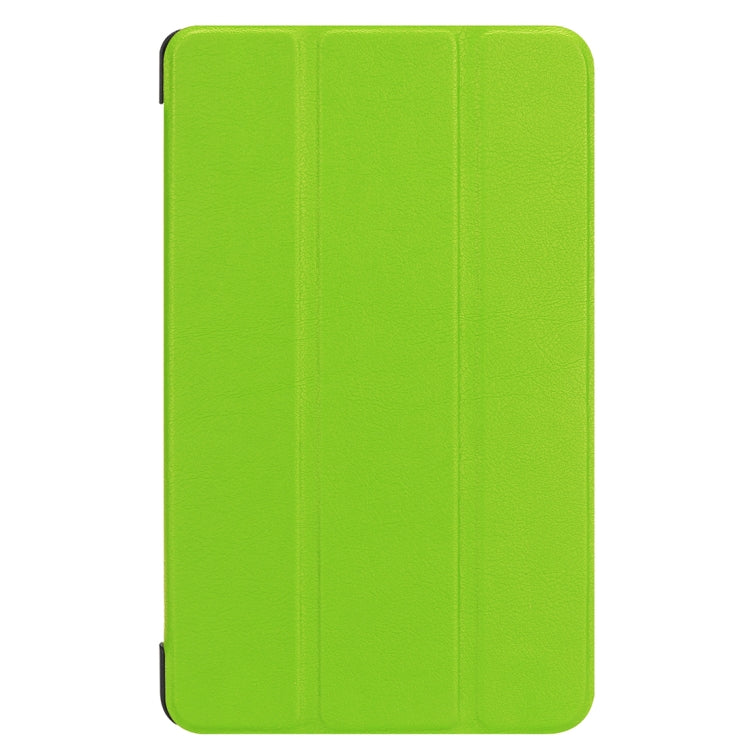For Acer Iconia One 8 B1-860 Tablet Tri-Fold Custer Texture Horizontal Flip PU Leather Protective Case with Holder