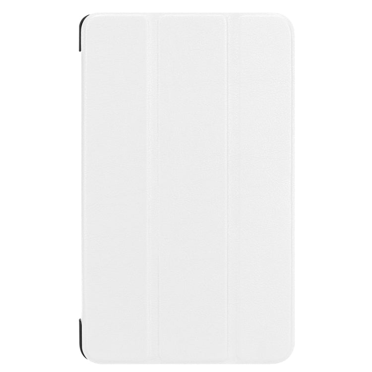 For Acer Iconia One 8 B1-860 Tablet Tri-Fold Custer Texture Horizontal Flip PU Leather Protective Case with Holder