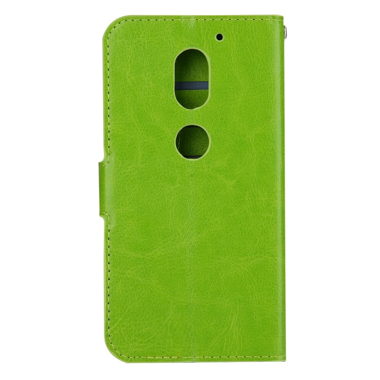 For Motorola Moto E3 Power Crazy Horse Texture Horizontal Flip Leather Protective Case with Holder & Card Slots & Wallet & Lanyard & Photo Frame