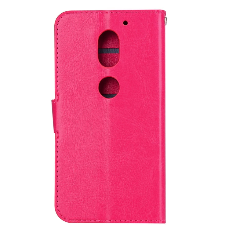 For Motorola Moto E3 Power Crazy Horse Texture Horizontal Flip Leather Protective Case with Holder & Card Slots & Wallet & Lanyard & Photo Frame