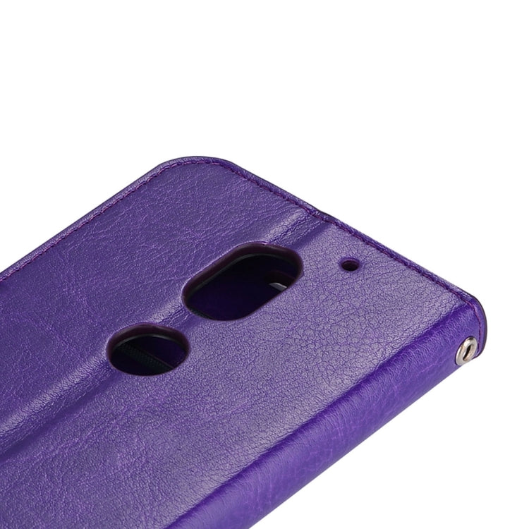 For Motorola Moto E3 Power Crazy Horse Texture Horizontal Flip Leather Protective Case with Holder & Card Slots & Wallet & Lanyard & Photo Frame