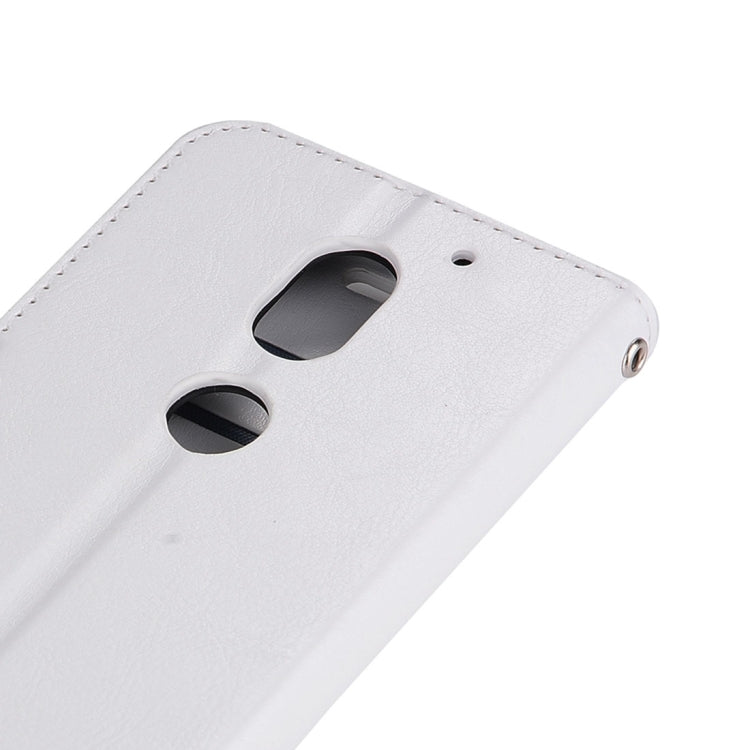 For Motorola Moto E3 Power Crazy Horse Texture Horizontal Flip Leather Protective Case with Holder & Card Slots & Wallet & Lanyard & Photo Frame