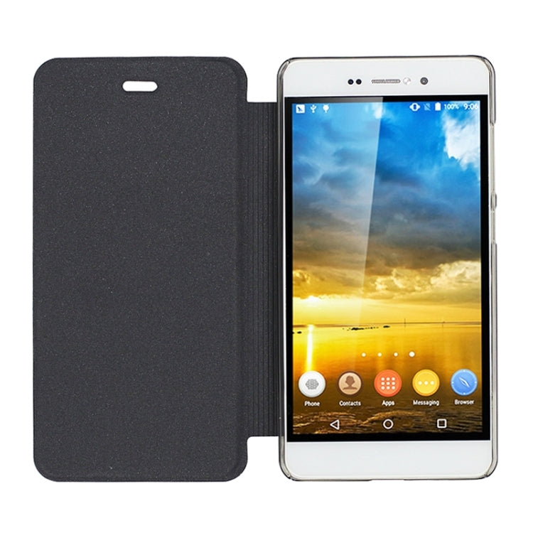 OCUBE for BLUBOO Picasso (MPH1833/MPH1064) Spring Texture Horizontal Flip Leather Case with Holder(Black)