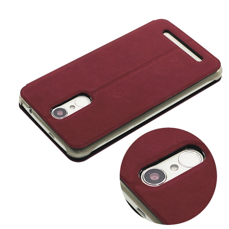 OCUBE for HOMTOM HT17 (MPH0045) Lambskin Texture Horizontal Flip Leather Case with Holder