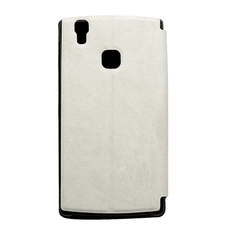 OCUBE for DOOGEE X5 MAX (MPH0312) Lambskin Texture Horizontal Flip Leather Case with Holder(White)