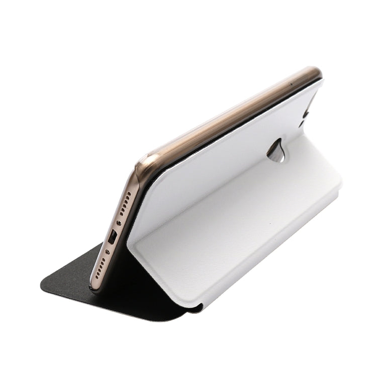 OCUBE for OUKITEL U20 Plus (MPH1754) Spring Texture Horizontal Flip Leather Case with Holder (White)