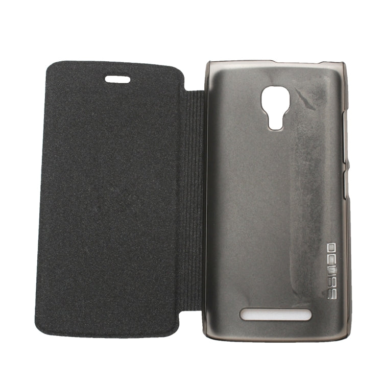 OCUBE for BLUBOO Mini (MPH1048) Spring Texture Horizontal Flip Leather Case with Holder (Dark Blue)