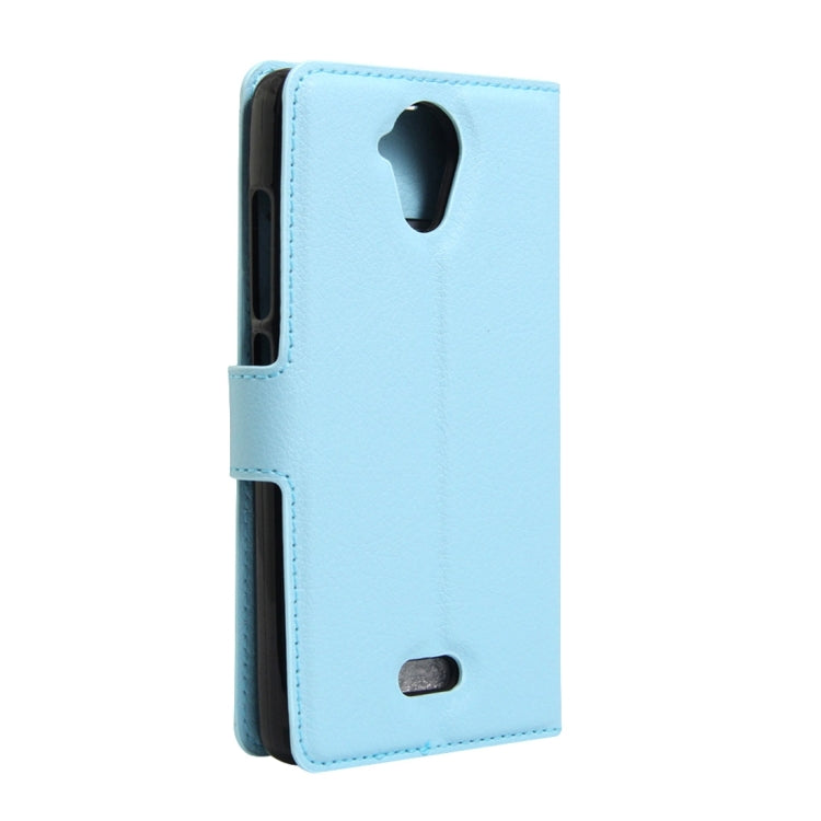For Wiko U Feel Lite Litchi Texture Horizontal Flip Leather Case with Holder & Card Slots & Wallet