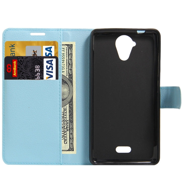 For Wiko U Feel Lite Litchi Texture Horizontal Flip Leather Case with Holder & Card Slots & Wallet