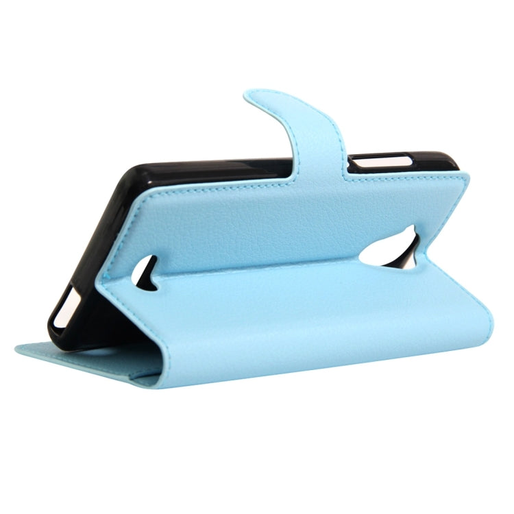 For Wiko U Feel Lite Litchi Texture Horizontal Flip Leather Case with Holder & Card Slots & Wallet