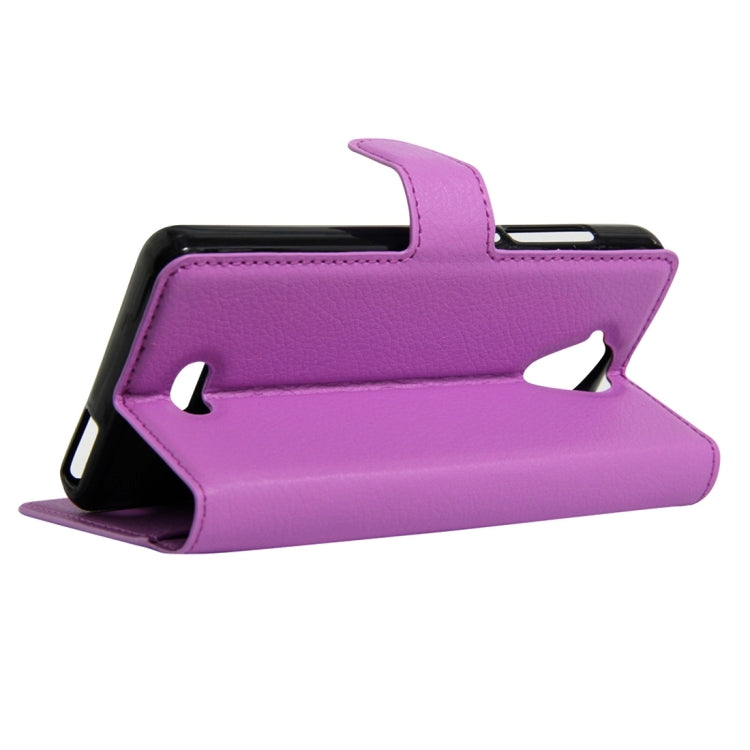 For Wiko U Feel Lite Litchi Texture Horizontal Flip Leather Case with Holder & Card Slots & Wallet