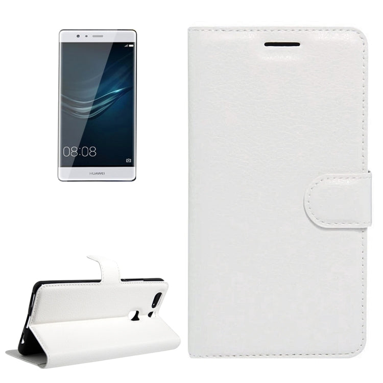 For Huawei  P9 Plus Litchi Texture Horizontal Flip Leather Case with Holder & Card Slots & Wallet