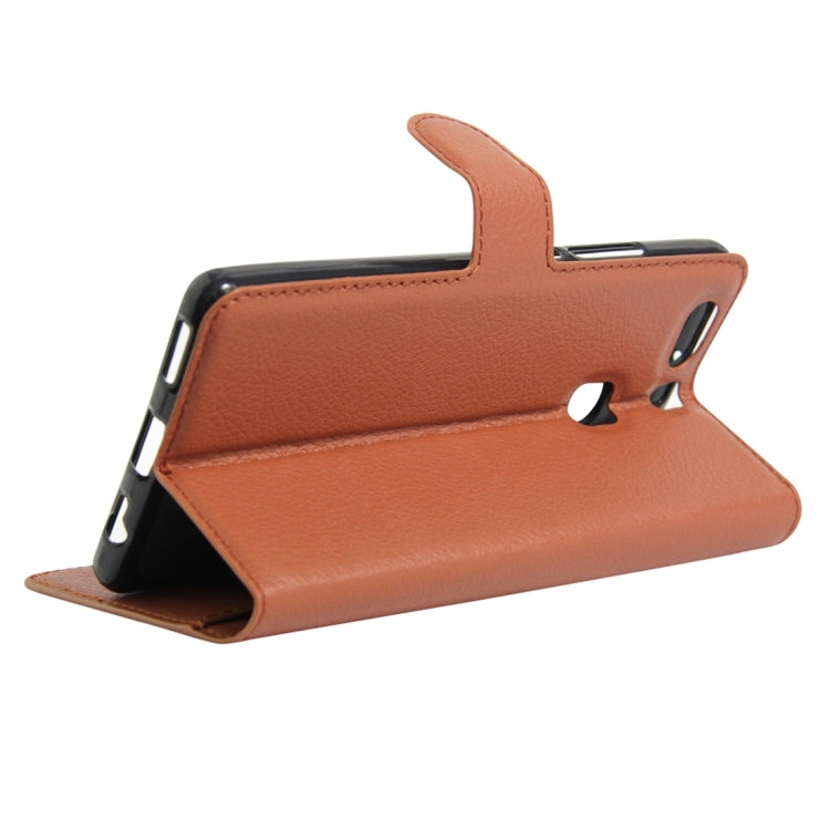 For Huawei  P9 Plus Litchi Texture Horizontal Flip Leather Case with Holder & Card Slots & Wallet