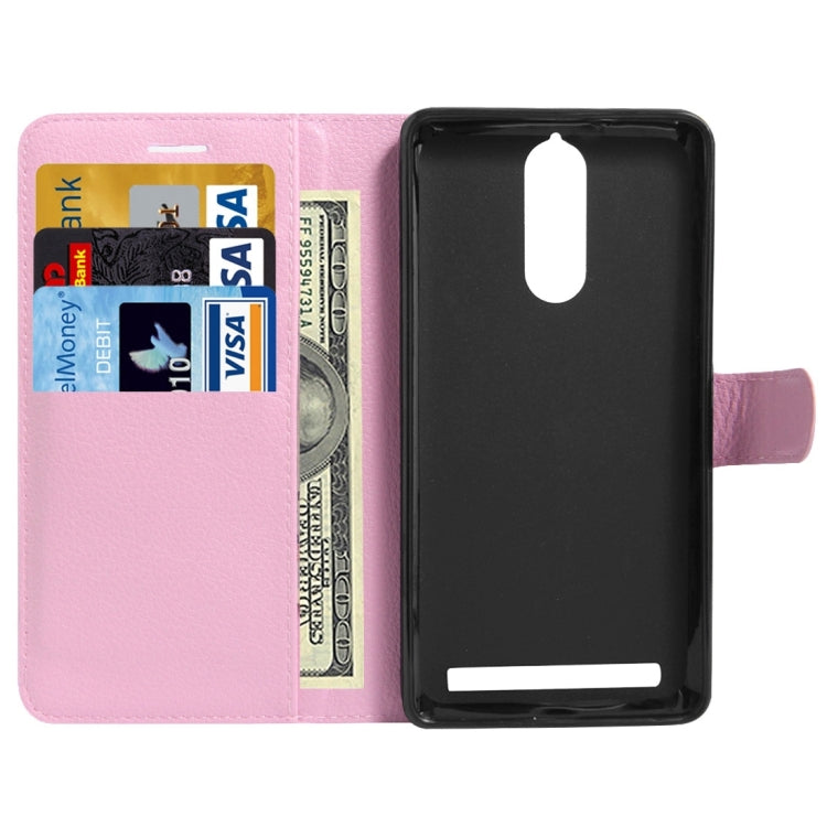 For Lenovo  Lemon K5 Note Litchi Texture Horizontal Flip Leather Case with Holder & Card Slots & Wallet