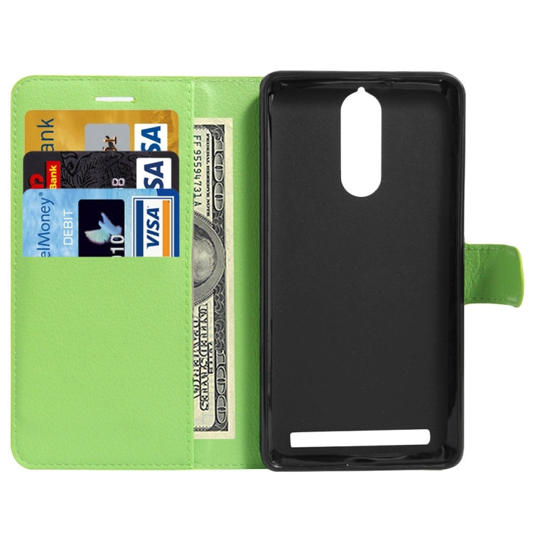 For Lenovo  Lemon K5 Note Litchi Texture Horizontal Flip Leather Case with Holder & Card Slots & Wallet