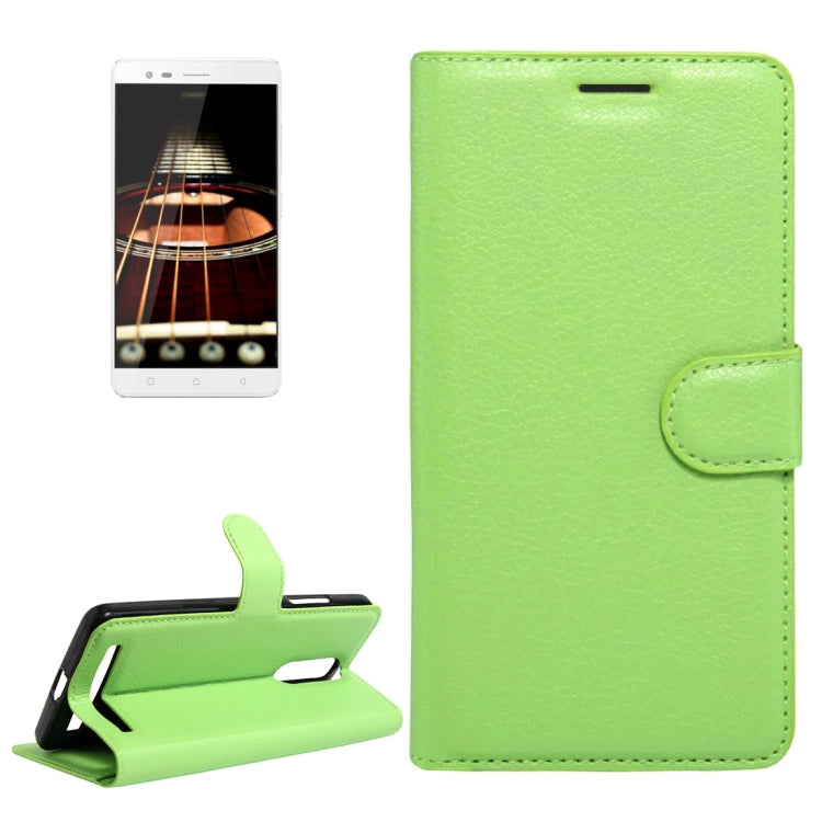 For Lenovo  Lemon K5 Note Litchi Texture Horizontal Flip Leather Case with Holder & Card Slots & Wallet