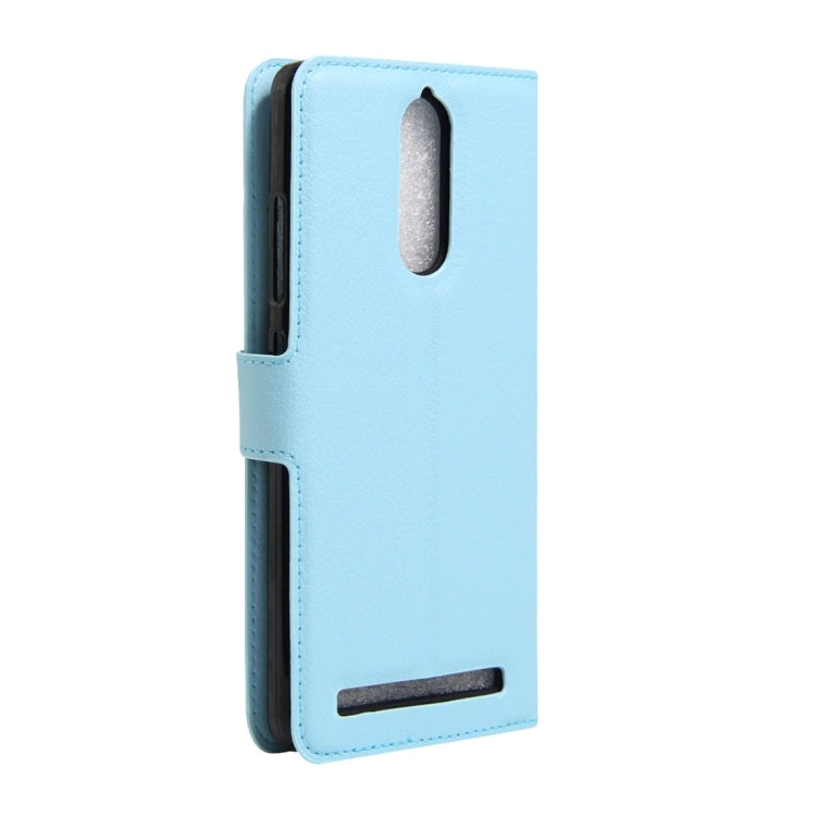 For Lenovo  Lemon K5 Note Litchi Texture Horizontal Flip Leather Case with Holder & Card Slots & Wallet