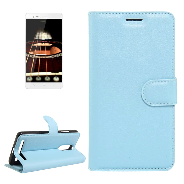 For Lenovo  Lemon K5 Note Litchi Texture Horizontal Flip Leather Case with Holder & Card Slots & Wallet