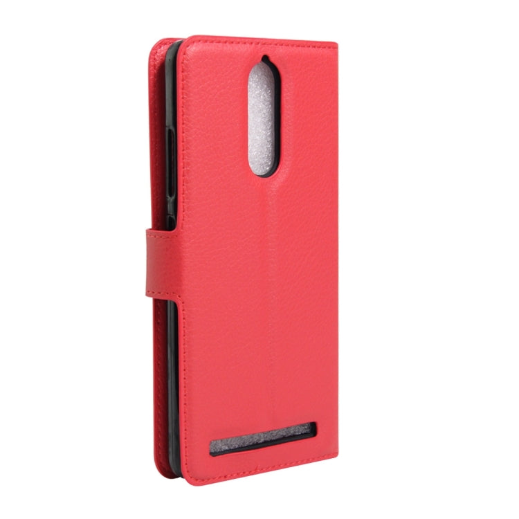 For Lenovo  Lemon K5 Note Litchi Texture Horizontal Flip Leather Case with Holder & Card Slots & Wallet