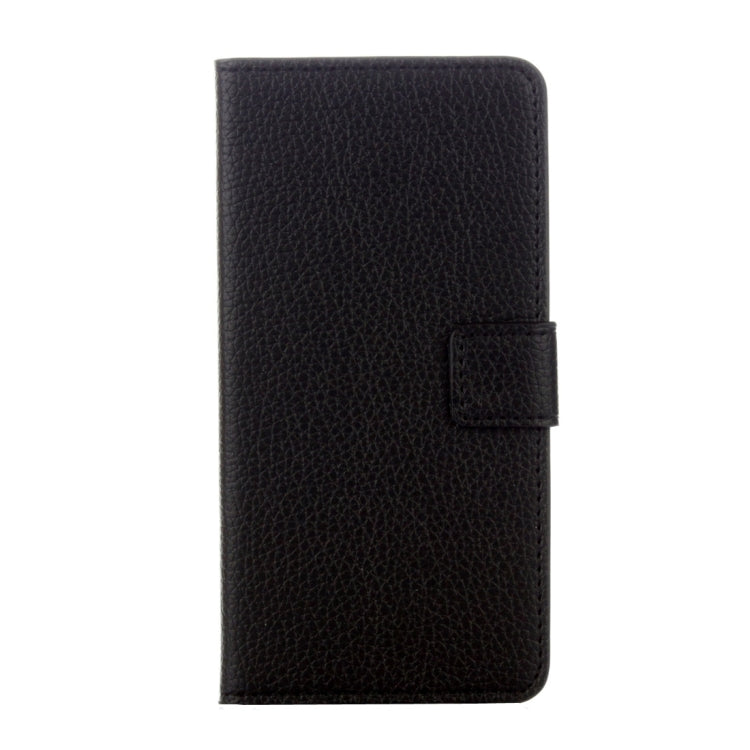 For HTC U Play Pure Colour Horizontal Flip Leather Case with Holder & Card Slots & Wallet(Black)