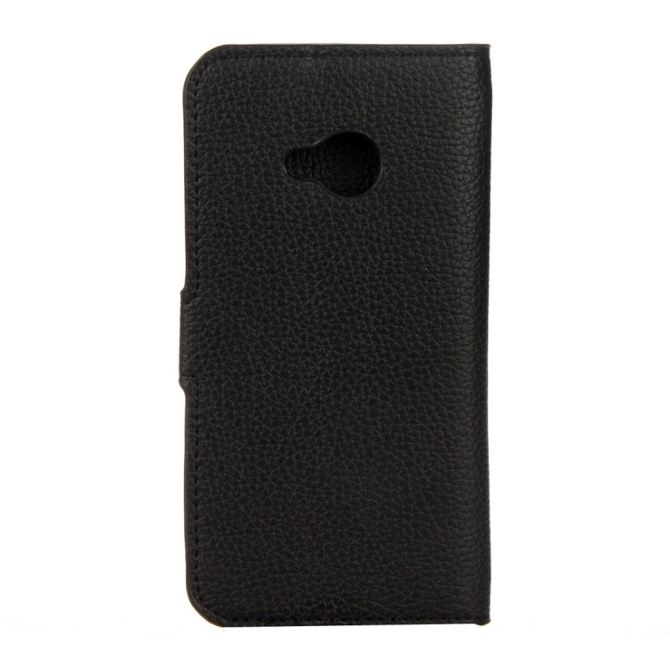 For HTC U Play Pure Colour Horizontal Flip Leather Case with Holder & Card Slots & Wallet(Black)