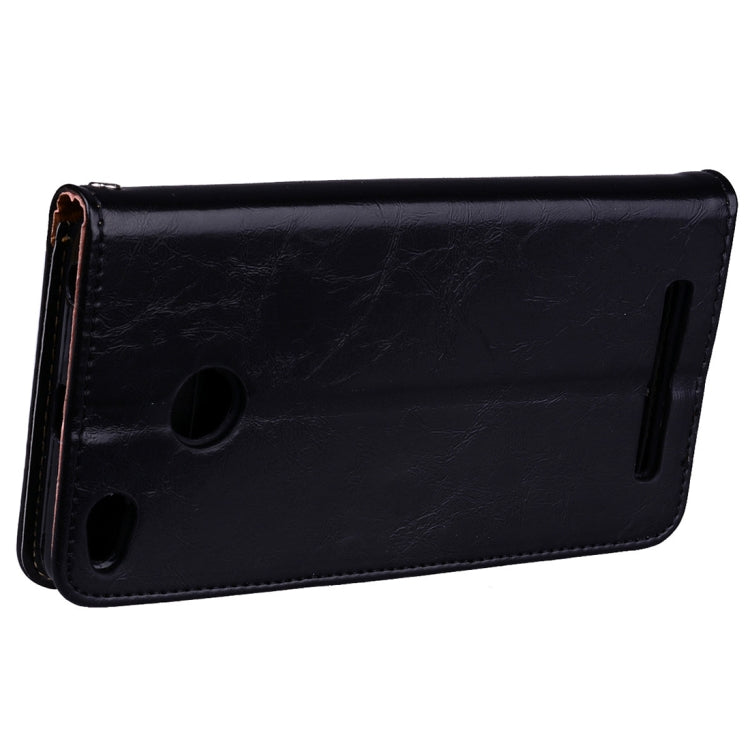 For Xiaomi Redmi 3S Business Style Oil Wax Texture Horizontal Flip Leather Case with Holder & Card Slots & Wallet