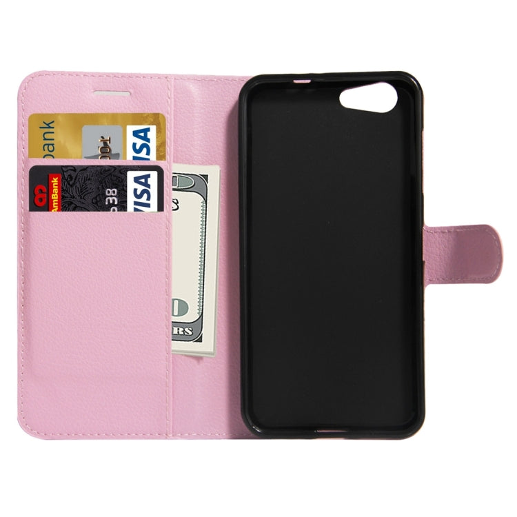 For Orange Dive 71 Litchi Texture Horizontal Flip Leather Case with Holder & Card Slots & Wallet