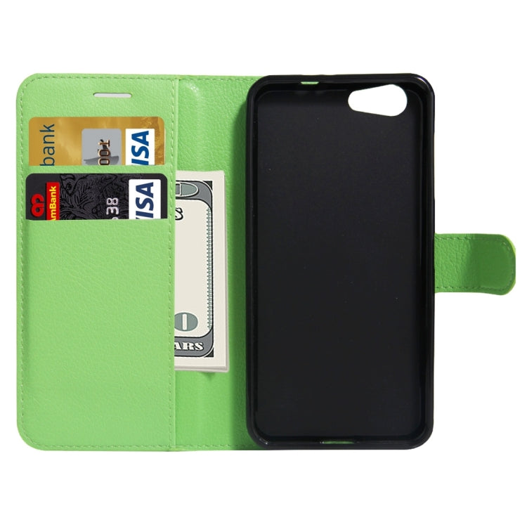 For Orange Dive 71 Litchi Texture Horizontal Flip Leather Case with Holder & Card Slots & Wallet
