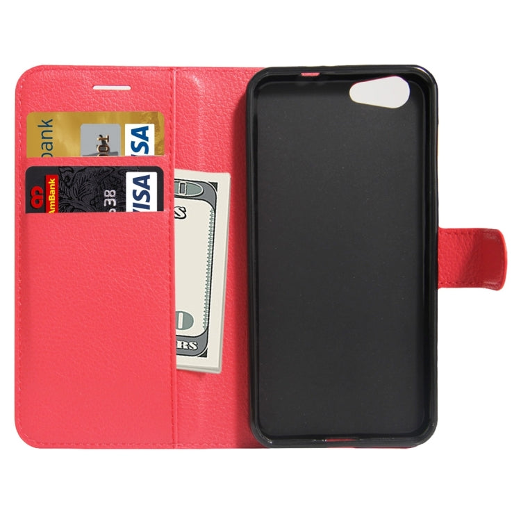 For Orange Dive 71 Litchi Texture Horizontal Flip Leather Case with Holder & Card Slots & Wallet