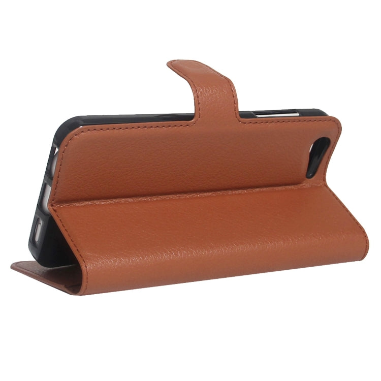 For Orange Dive 71 Litchi Texture Horizontal Flip Leather Case with Holder & Card Slots & Wallet