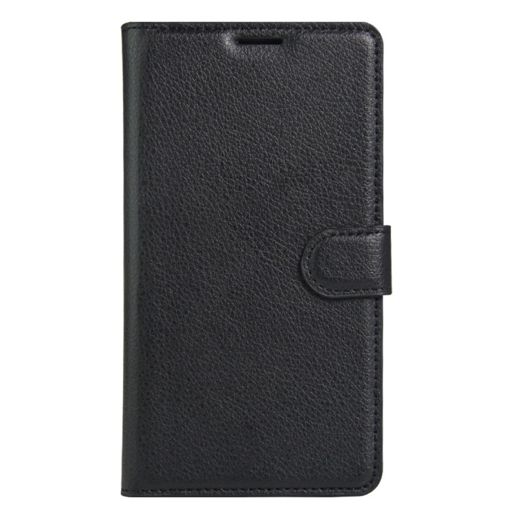 For ZTE  Blade A506 Litchi Texture Horizontal Flip Leather Case with Holder & Card Slots & Wallet