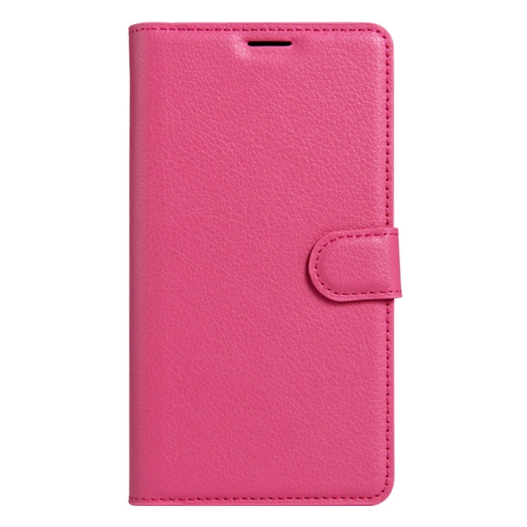 For ZTE  Blade A506 Litchi Texture Horizontal Flip Leather Case with Holder & Card Slots & Wallet