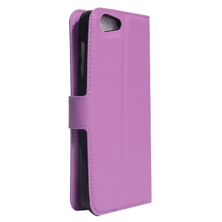For ZTE  Blade A506 Litchi Texture Horizontal Flip Leather Case with Holder & Card Slots & Wallet