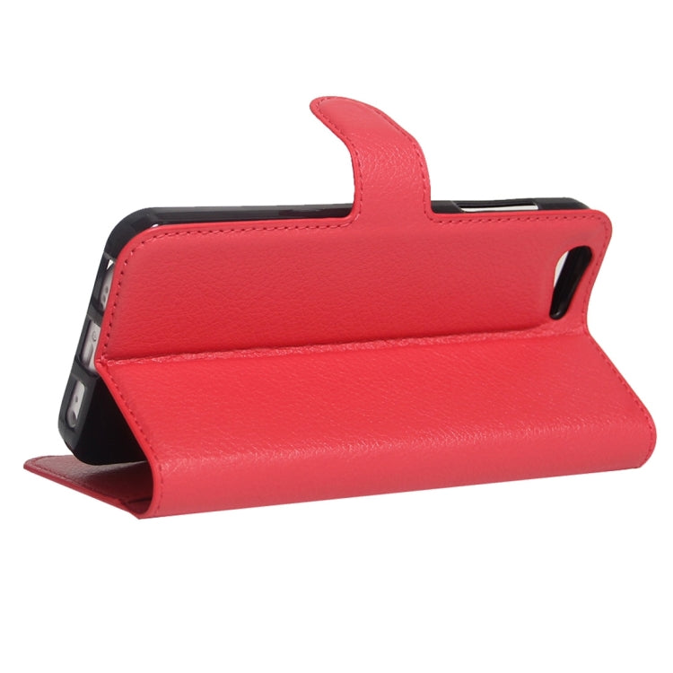 For ZTE  Blade A506 Litchi Texture Horizontal Flip Leather Case with Holder & Card Slots & Wallet