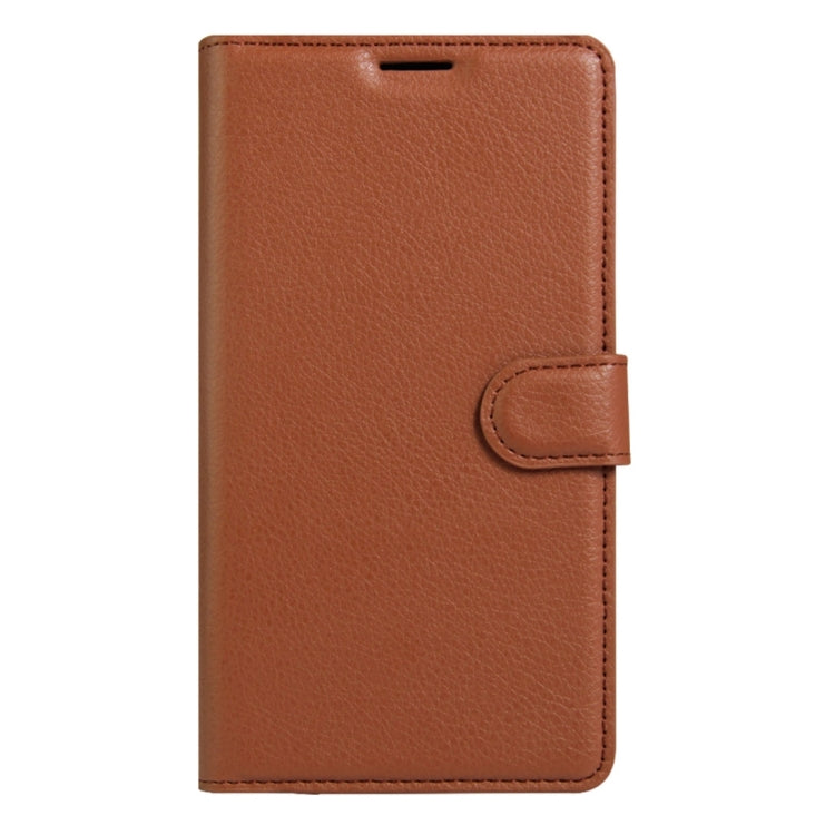 For ZTE  Blade A506 Litchi Texture Horizontal Flip Leather Case with Holder & Card Slots & Wallet