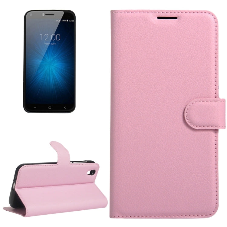 For UMI  London Litchi Texture Horizontal Flip Leather Case with Holder & Card Slots & Wallet