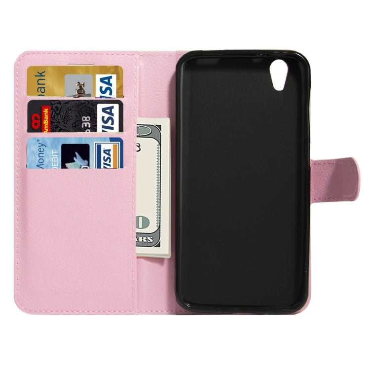 For UMI  London Litchi Texture Horizontal Flip Leather Case with Holder & Card Slots & Wallet