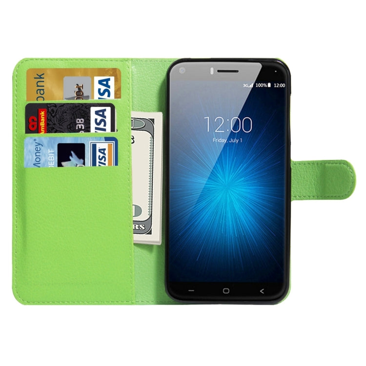 For UMI  London Litchi Texture Horizontal Flip Leather Case with Holder & Card Slots & Wallet