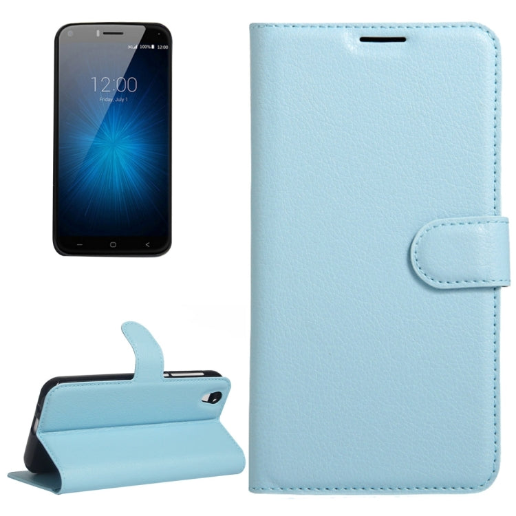For UMI  London Litchi Texture Horizontal Flip Leather Case with Holder & Card Slots & Wallet