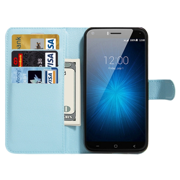 For UMI  London Litchi Texture Horizontal Flip Leather Case with Holder & Card Slots & Wallet