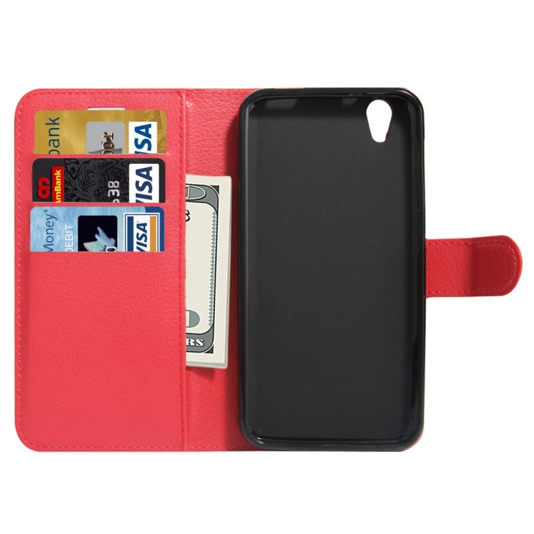For UMI  London Litchi Texture Horizontal Flip Leather Case with Holder & Card Slots & Wallet