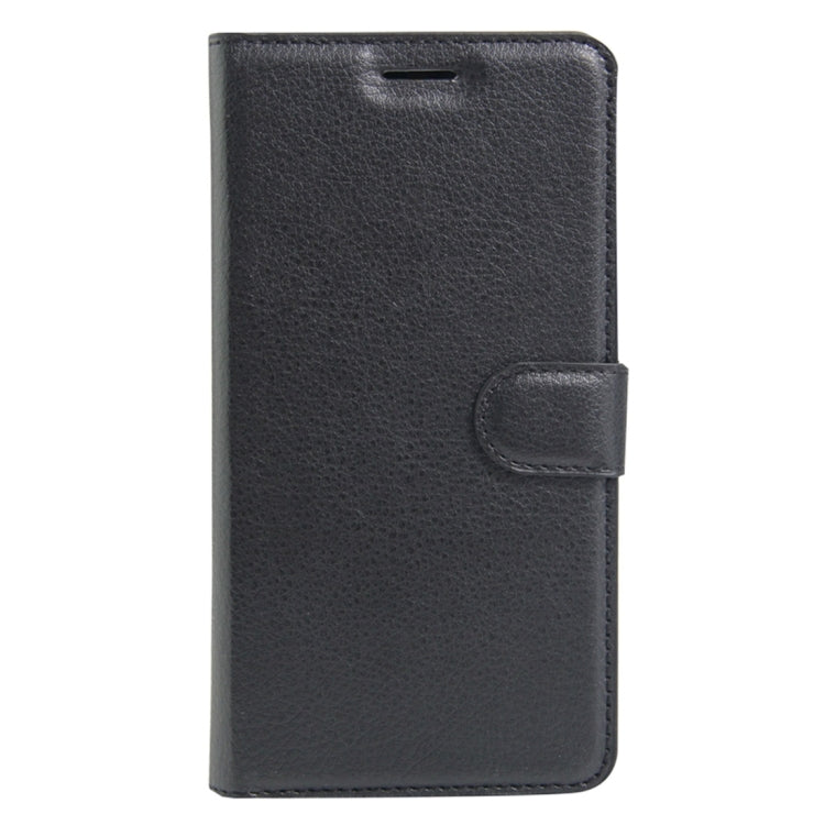 For OPPO  A37 Litchi Texture Horizontal Flip Leather Case with Holder & Card Slots & Wallet