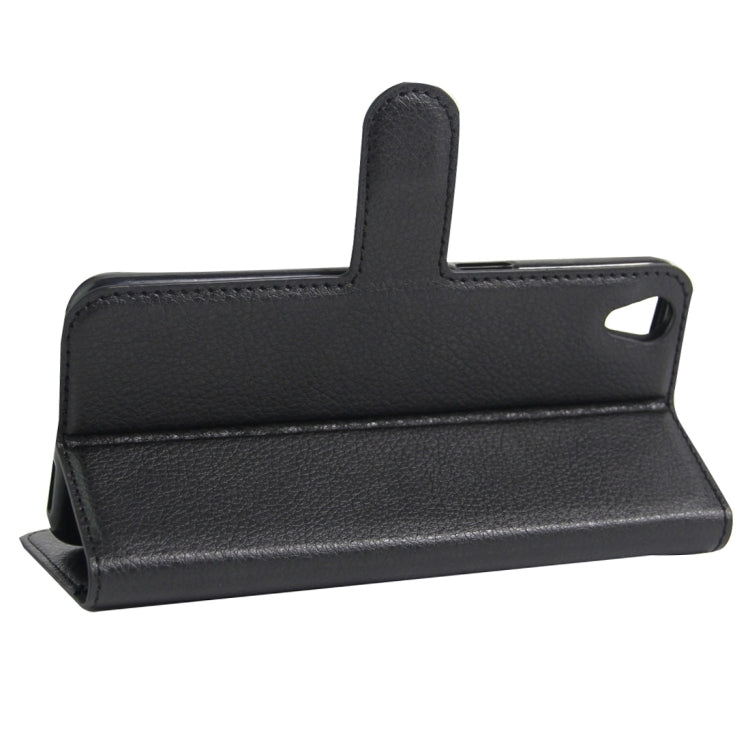 For OPPO  A37 Litchi Texture Horizontal Flip Leather Case with Holder & Card Slots & Wallet