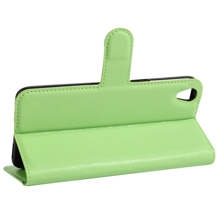 For OPPO  A37 Litchi Texture Horizontal Flip Leather Case with Holder & Card Slots & Wallet