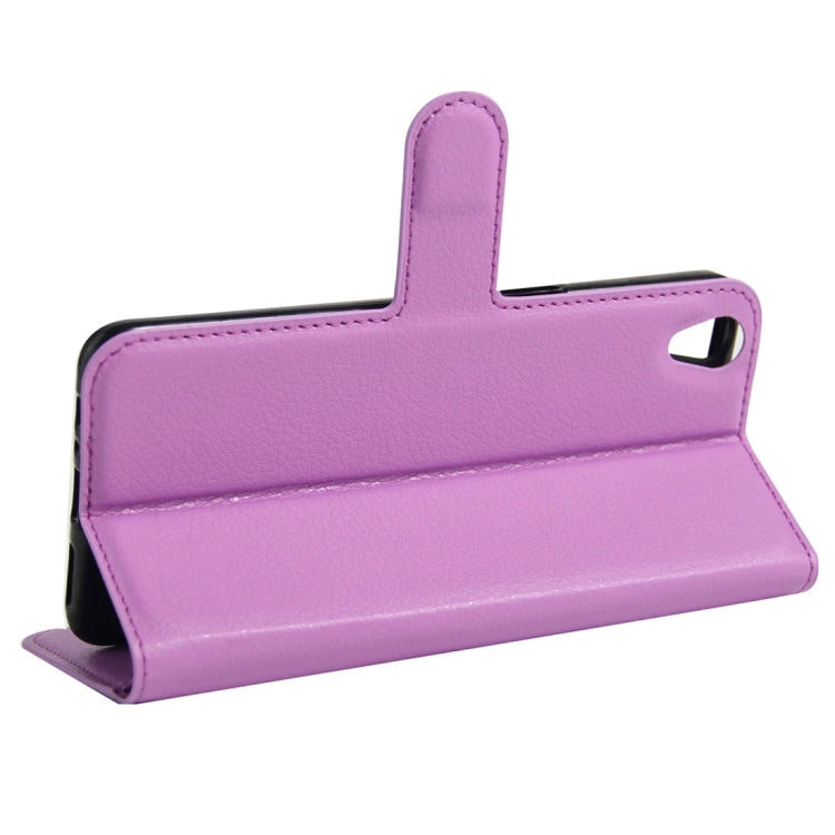 For OPPO  A37 Litchi Texture Horizontal Flip Leather Case with Holder & Card Slots & Wallet