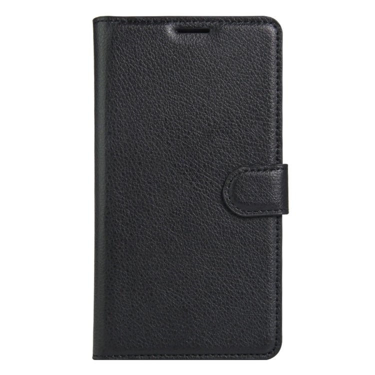 For OPPO  A59 Litchi Texture Horizontal Flip Leather Case with Holder & Card Slots & Wallet